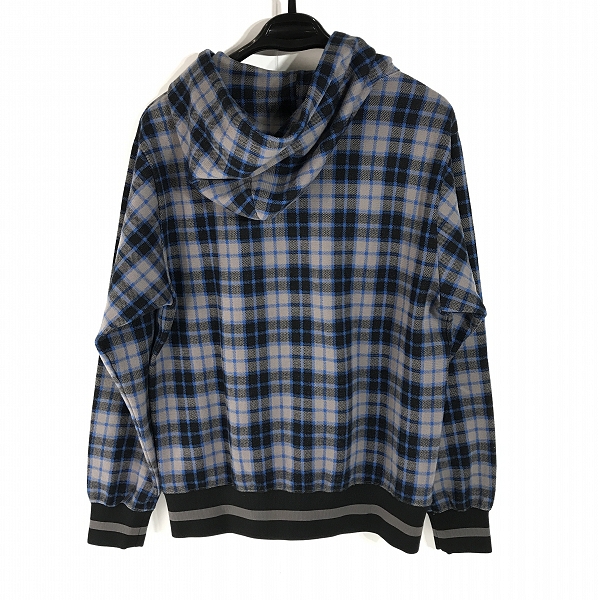 実際に弊社で買取させて頂いたHYSTERIC GLAMOUR/ヒステリックグラマー チェック HYSLOGO pt パーカー/02191CF02/Mの画像 1枚目