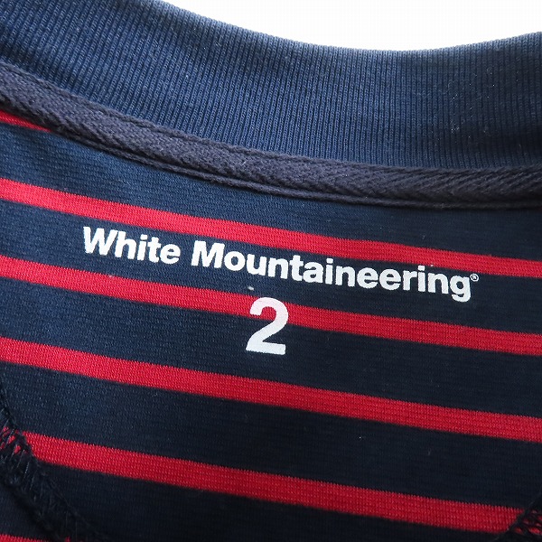 実際に弊社で買取させて頂いたWhite Mountaineering/ホワイトマウンテニアリング 20SS CHECK CONTRASTED T-SHIRT チェク Tシャツ WM2071518/2の画像 2枚目