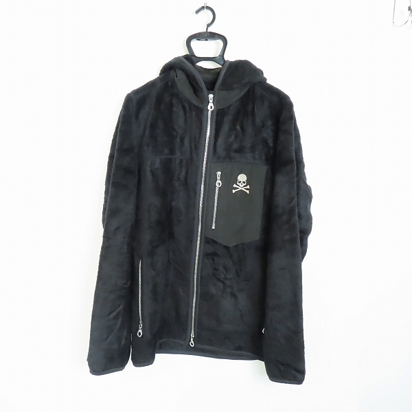 実際に弊社で買取させて頂いたmastermind JAPAN/マスターマインドジャパン 11AW/mindblow期 シルク100% ジップパーカー スカル刺繍 MZ-BL07-41/L