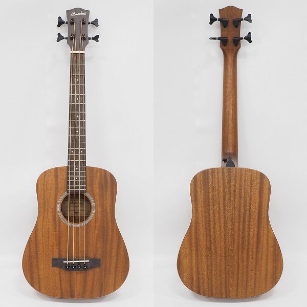 実際に弊社で買取させて頂いた☆Bacchus/バッカス BAB-660 MAHO ミニエレアコベース/4弦エレキベース ギグケース付の画像 1枚目