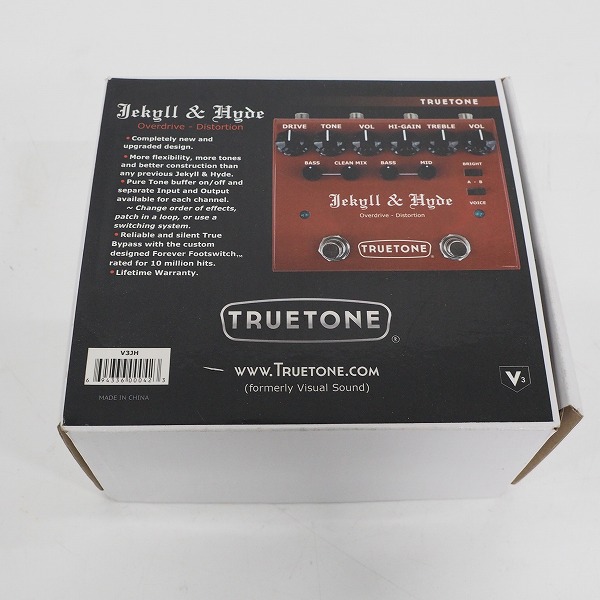 実際に弊社で買取させて頂いたTRUE TONE/トゥルートーン V3 Jekyll & Hyde オーバードライブ + ディストーション エフェクター【動作確認済】の画像 9枚目