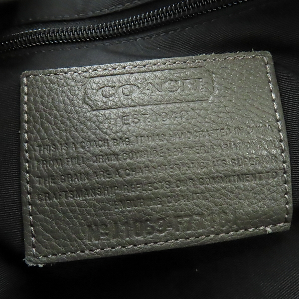 実際に弊社で買取させて頂いたCOACH/コーチ レザー 2WAY トートバッグ/ショルダーバッグ F77181 の画像 4枚目