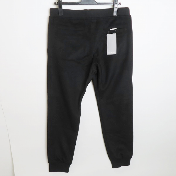 実際に弊社で買取させて頂いた【未使用】BEAMS/ビームス ウール混 イージースウェットパンツ ブラック Lの画像 1枚目