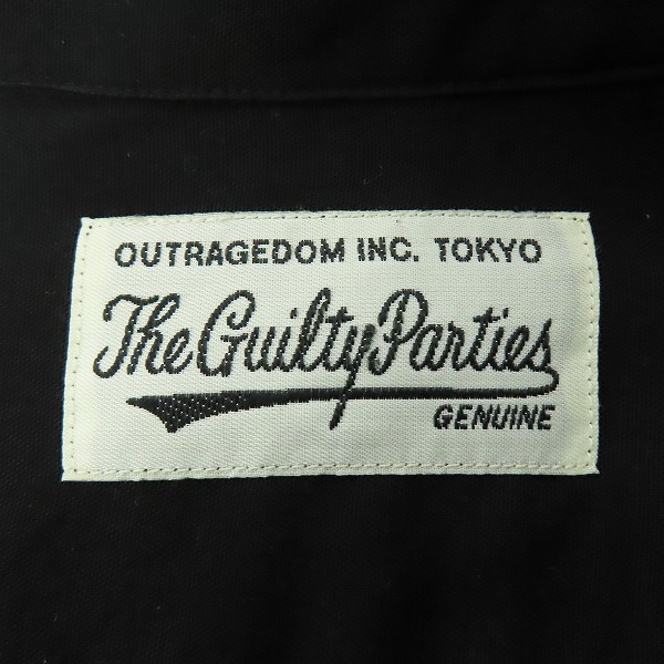 実際に弊社で買取させて頂いたGUILTY PARTIES/ギルティーパーティーズ WACKO MARIA ワコマリア 無地 長袖ボタンシャツ Mの画像 2枚目