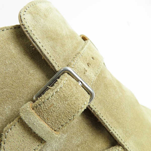 実際に弊社で買取させて頂いたSAINT LAURENT PARIS/サンローランパリ ワイアット ジョッパーブーツ スウェード 498372/41の画像 6枚目