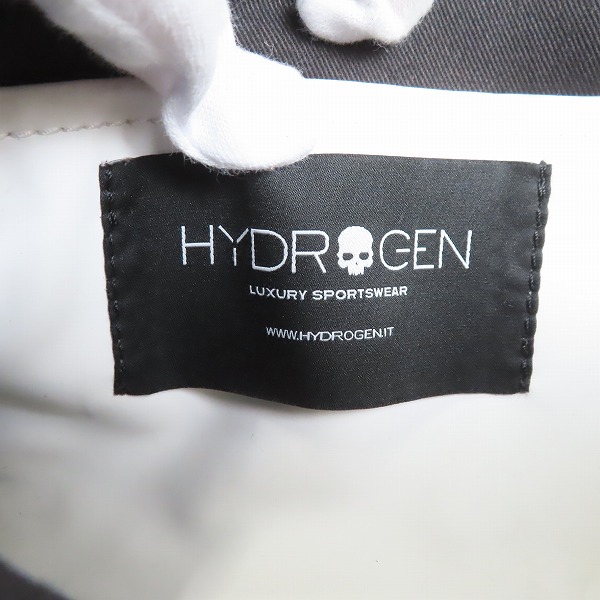 実際に弊社で買取させて頂いたHYDROGEN/ハイドロゲン COLLEGE TATTOO/カレッジ タトゥー スカル  PVC クラッチバッグの画像 4枚目