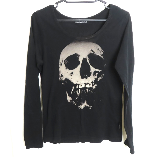 実際に弊社で買取させて頂いたHYSTERIC GLAMOUR/ヒステリックグラマー レディース スカルベリー スカル/ストロベリー ロンT 3CL-6180/F