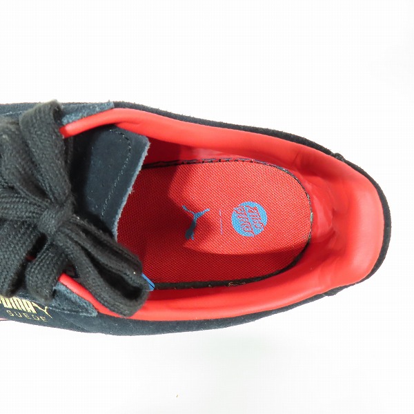 実際に弊社で買取させて頂いたPUMA×SANTA CRUZ/プーマ×サンタクルーズ SUEDE CLASSIC 366321-01/27の画像 4枚目