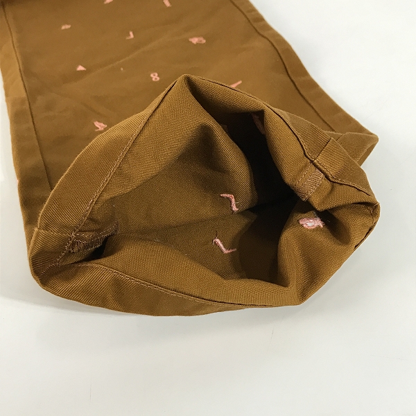 実際に弊社で買取させて頂いたPaul smith/ポールスミス 刺繍/総柄 チノパンツ/ワークパンツ PR-5Y-67391/Lの画像 6枚目