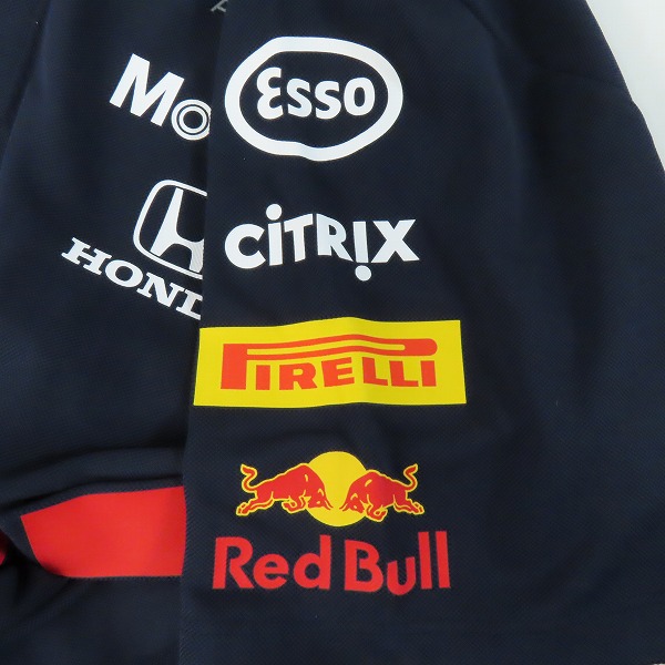 実際に弊社で買取させて頂いたPUMA/プーマ ASTON MARTIN RED BULL RACING レッドブル  レーシング チーム ポロシャツ 半袖 762516-01/Lの画像 7枚目