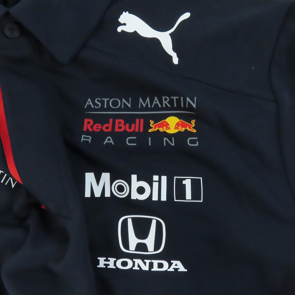 実際に弊社で買取させて頂いたPUMA/プーマ アストンマーティン レッドブル レーシングチーム ポロシャツ/762882-01/Lの画像 5枚目