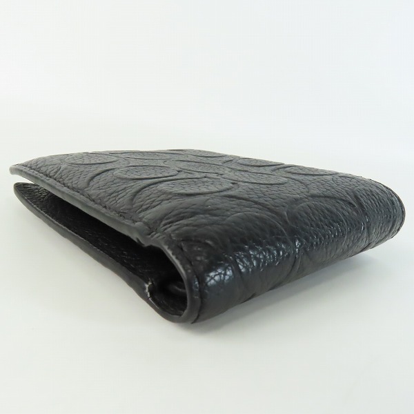 実際に弊社で買取させて頂いたCOACH/コーチ シグネチャー 二つ折り財布/ウォレット C1231の画像 2枚目