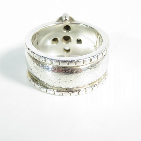 実際に弊社で買取させて頂いたLoree Rodkin/ローリーロドキン WIDE RIDGED BAND W/ラージファンシークロス リング 15-16号の画像 3枚目