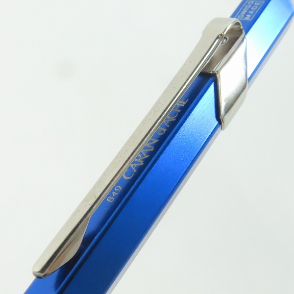 実際に弊社で買取させて頂いたCARAN d'ACHE/カランダッシュ swiss made 849 ボールペン ブルーの画像 4枚目