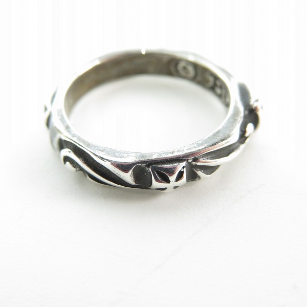 実際に弊社で買取させて頂いたBill Wall Leather/BWL/ビルウォールレザー R202 Thin クロスリング/6.5号の画像 4枚目