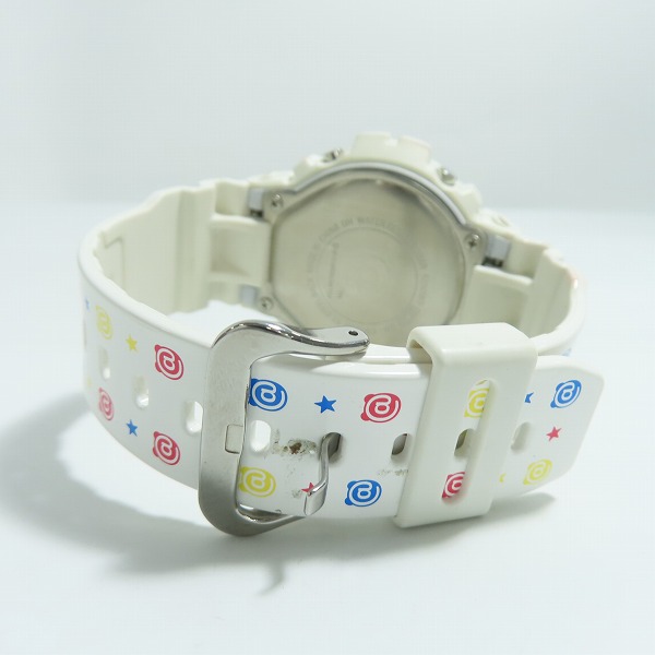 実際に弊社で買取させて頂いたG-SHOCK×メディコムトイ 限定コラボ 30周年記念 BE@RBRICK/ベアブリック ホワイト DW-6900MT-7JR【動作未確認】の画像 2枚目