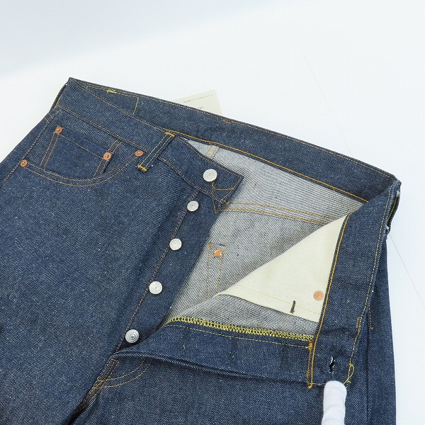 実際に弊社で買取させて頂いた【未使用】Levi’s/リーバイス 501-XX0R 501XX 96年製 フラッシャー付 復刻 セルビッチデニムパンツ W34L36の画像 4枚目
