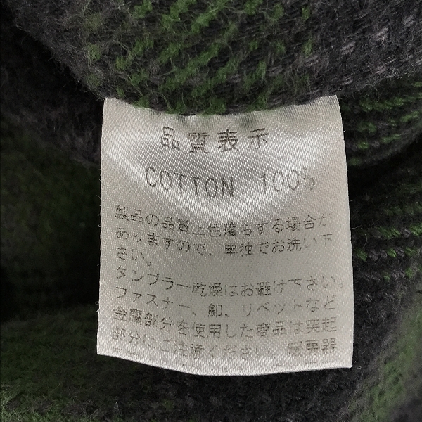 実際に弊社で買取させて頂いたTHE FLAT HEAD/フラットヘッド チェック柄 ネルシャツ 長袖  40の画像 5枚目