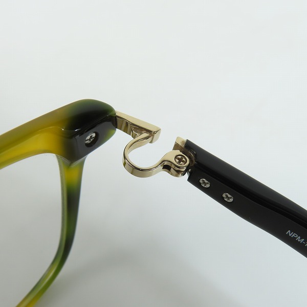 実際に弊社で買取させて頂いた999.9/フォーナインズ 眼鏡/メガネフレーム/アイウェア NPM-105 2801の画像 5枚目