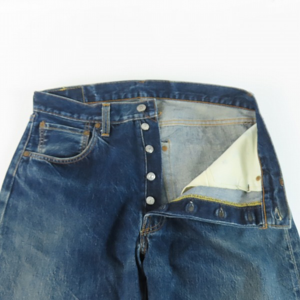 実際に弊社で買取させて頂いた【難あり】LEVI'S/リーバイス 501XX 復刻 バレンシア工場製 ビッグE ボタン裏555 デニムパンツ/W34の画像 2枚目