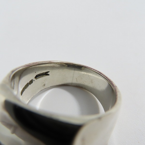 実際に弊社で買取させて頂いたCRAZY PIG/クレイジーピッグ LEMOLA SKULL RING レモラスカル リング 19.5-21.5号の画像 8枚目