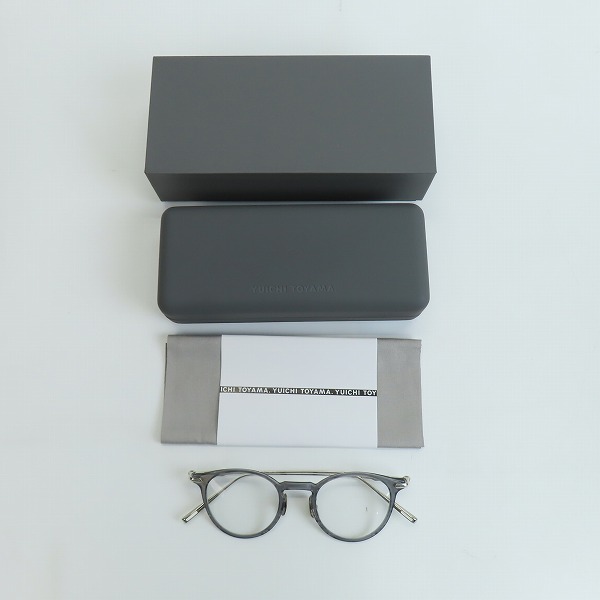 実際に弊社で買取させて頂いたYUICHI TOYAMA/ユウイチ トヤマ Sarah メガネフレーム/アイウェア U-076 col.05の画像 9枚目