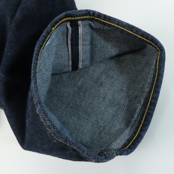 実際に弊社で買取させて頂いたEVISU/エヴィス 道楽/カモメ プリント ボタンフライ デニムパンツ/38×35の画像 5枚目