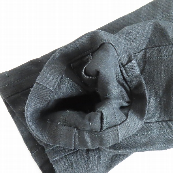 実際に弊社で買取させて頂いたJULIUS/ユリウス 22SS Skinny Pants And Other TROUSERS 10.5oz ストレッチデニムトラウザーズパンツ 779PAM6-BK/3の画像 9枚目