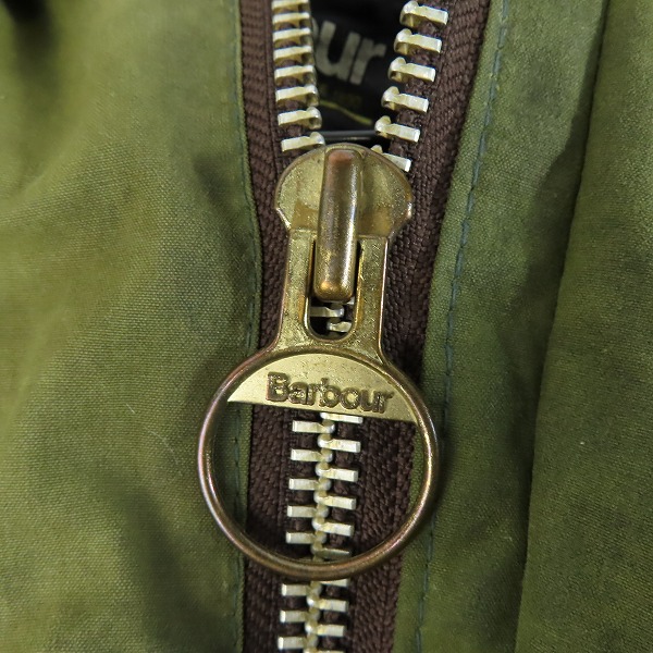実際に弊社で買取させて頂いたBarbour/バブアー 80s ヴィンテージ 2ワラント BEDALE ビデイル オイルドジャケット /44の画像 6枚目