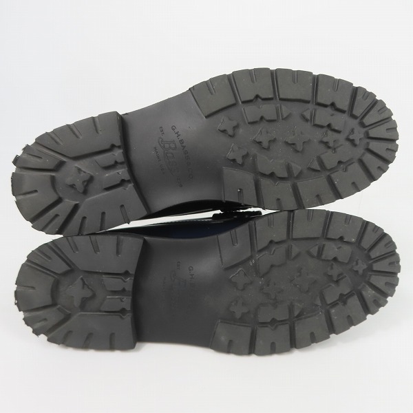 実際に弊社で買取させて頂いたFRED PERRY×G.H.BASS/フレッドペリー×ジーエイチバス weejuns/ウィージャンズ レザー コインローファー SB8070/UK6の画像 2枚目