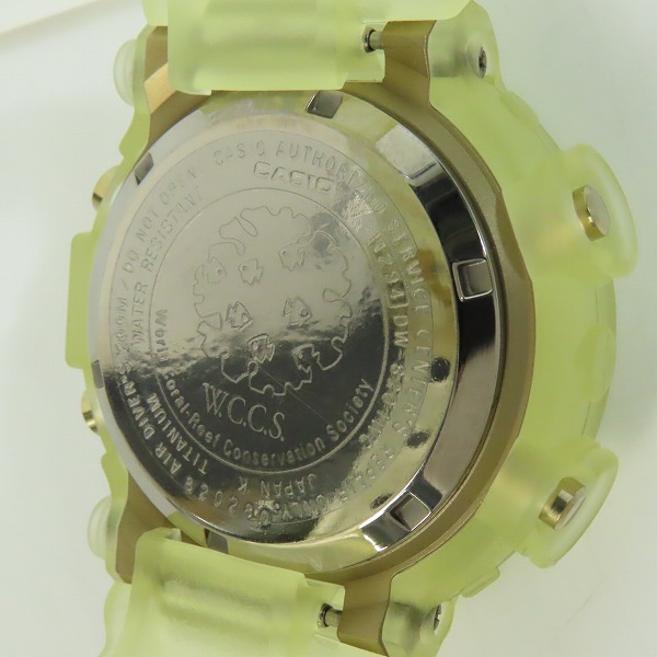 実際に弊社で買取させて頂いたG-SHOCK/Gショック W.C.C.S FROGMAN/フロッグマン ELマンタ DW-8201WC-9T【動作未確認】の画像 3枚目
