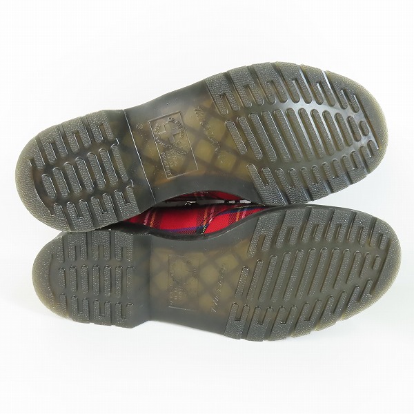 実際に弊社で買取させて頂いたDr.Martens/ドクターマーチン ZIP チェック 3ホール ブーツ 1461/UK7の画像 2枚目