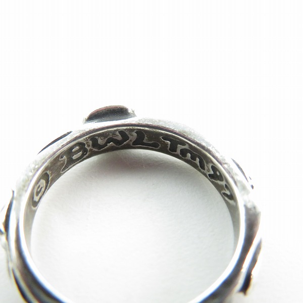 実際に弊社で買取させて頂いたBill Wall Leather/BWL/ビルウォールレザー R202 Thin クロスリング/6.5号の画像 6枚目