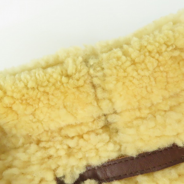 実際に弊社で買取させて頂いたTHE REAL McCOY'S/旧リアルマッコイズ TYPE B-6 ムートンフライトジャケット NO.39H4825/42Rの画像 6枚目