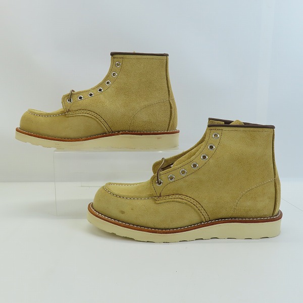 実際に弊社で買取させて頂いたRED WING/レッドウィング 6" CLASSIC MOC/6インチ クラシックモック スエードブーツ 8833/9Dの画像 3枚目