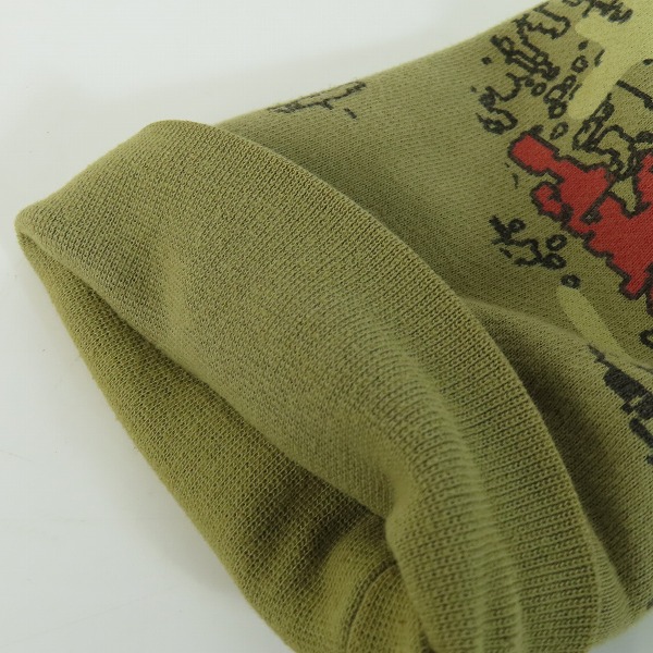 実際に弊社で買取させて頂いたCarhartt/カーハート 総柄 リブ ジップアップ パーカー/ジャケット/Mの画像 8枚目