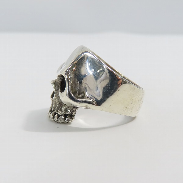 実際に弊社で買取させて頂いたCRAZY PIG/クレイジーピッグ LEMOLA SKULL RING レモラスカル リング 19.5-21.5号の画像 2枚目
