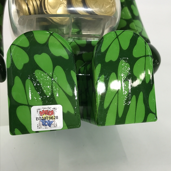 実際に弊社で買取させて頂いたMEDICOM TOY/メディコムトイ BE@RBRICK/ベアブリック LUCK 100％ & 400％の画像 5枚目