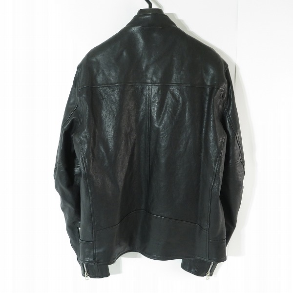実際に弊社で買取させて頂いたSchottｘREMI RELIEF×Uncut Bound/ショット×レミレリーフ×アンカットバウンド ライダースジャケット 3191054/Mの画像 1枚目