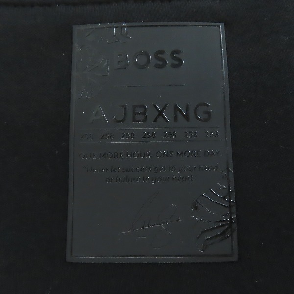 実際に弊社で買取させて頂いたHUGO BOSS x AJBXNG/ヒューゴボス × アンソニー・ジョシュア ロゴ/フラワー刺繍 スウェットイージーパンツ/Sの画像 8枚目