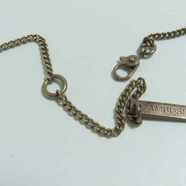 実際に弊社で買取させて頂いたAMBUSH/アンブッシュ silver925ストーン付ネックレスの画像 6枚目