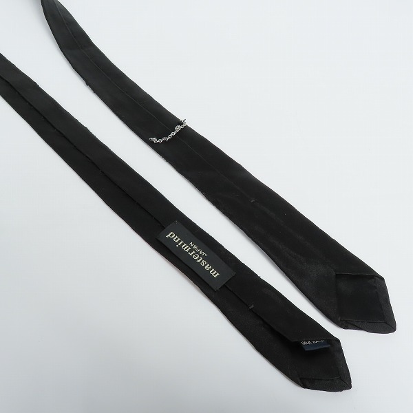実際に弊社で買取させて頂いたmastermind/マスターマインド ネクタイ ブラックの画像 4枚目