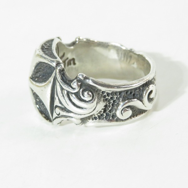 実際に弊社で買取させて頂いたBWL/Bill Wall Leather/ビルウォールレザー Gothic Cross/ゴシッククロス リング/23.5号の画像 2枚目