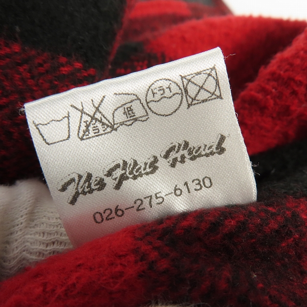 実際に弊社で買取させて頂いたTHE FLAT HEAD/フラットヘッド ブロックチェック 長袖シャツ/36の画像 5枚目