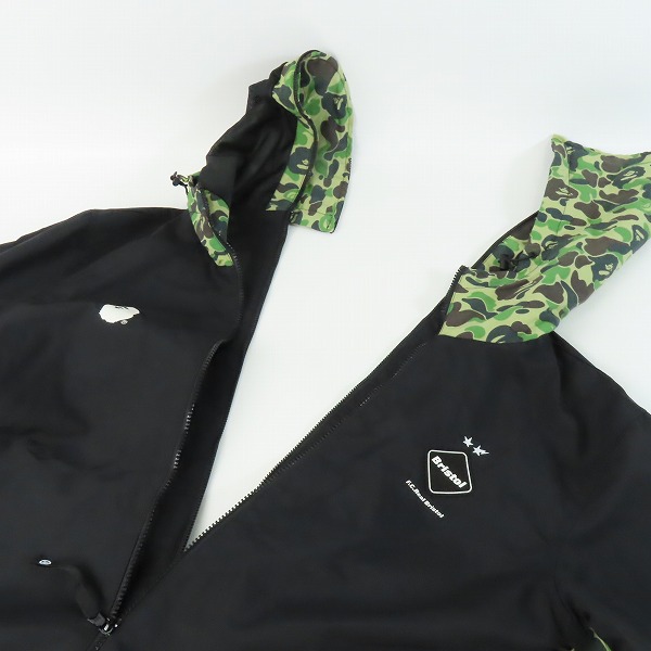 実際に弊社で買取させて頂いたA BATHING APE×F.C.R.B./アベイシングエイプ×エフシーレアルブリストル カモフラ ジャケット FCRB-190104/Mの画像 7枚目