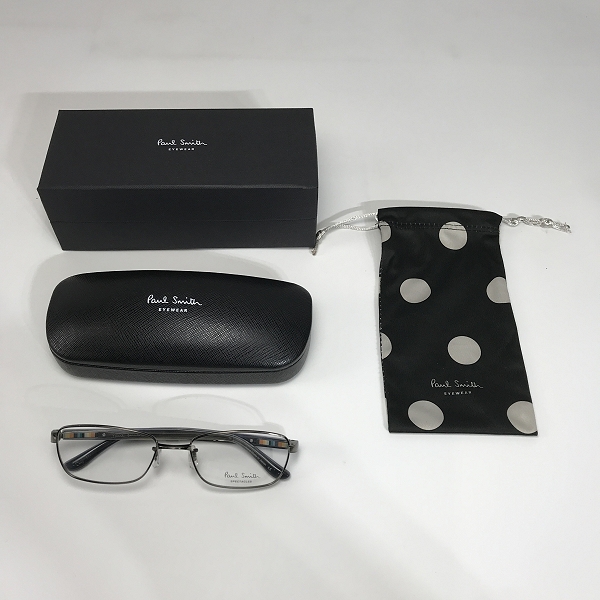 実際に弊社で買取させて頂いたPaul Smith/ポールスミス SPECTACLES メガネフレーム/アイウェア PS-9196 Aの画像 9枚目