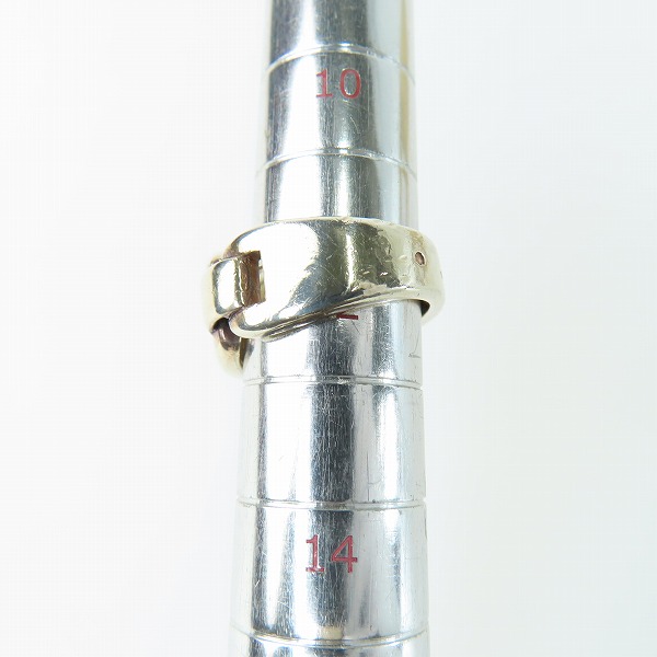 実際に弊社で買取させて頂いたHERMES/エルメス リング シェーカシオペア シルバー 925/55 12号の画像 7枚目