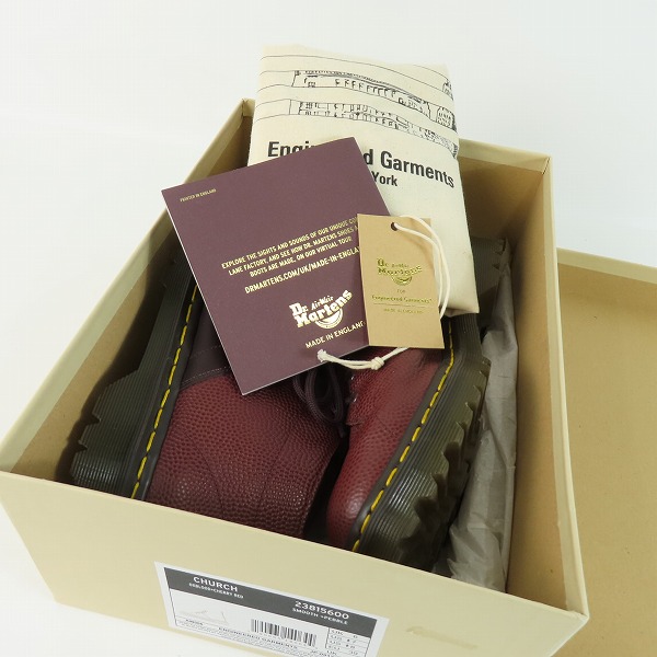 実際に弊社で買取させて頂いたENGINEERED GARMENTS×DR. MARTENS/エンジニアードガーメンツ×ドクターマーチン 素材切替 レザーブーツ 23815600/UK6の画像 8枚目