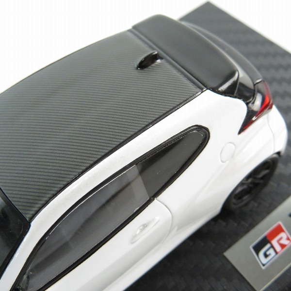 実際に弊社で買取させて頂いたメーカー不明 TOYOTA/トヨタ GR ヤリス プラチナホワイトパールマイカ/ミニカーの画像 7枚目