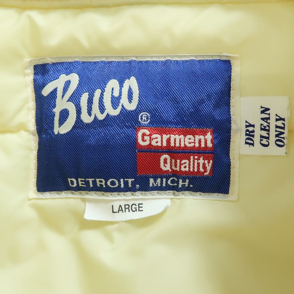 実際に弊社で買取させて頂いたTHE REAL McCOY'S/ザリアルマッコイズ フライトジャケット 中綿ジャケット クリーム/Lの画像 2枚目